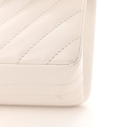 Chanel Aged Calfskin Chevron Quilted 2.55 Reissue Mini Flap White 12 of 13