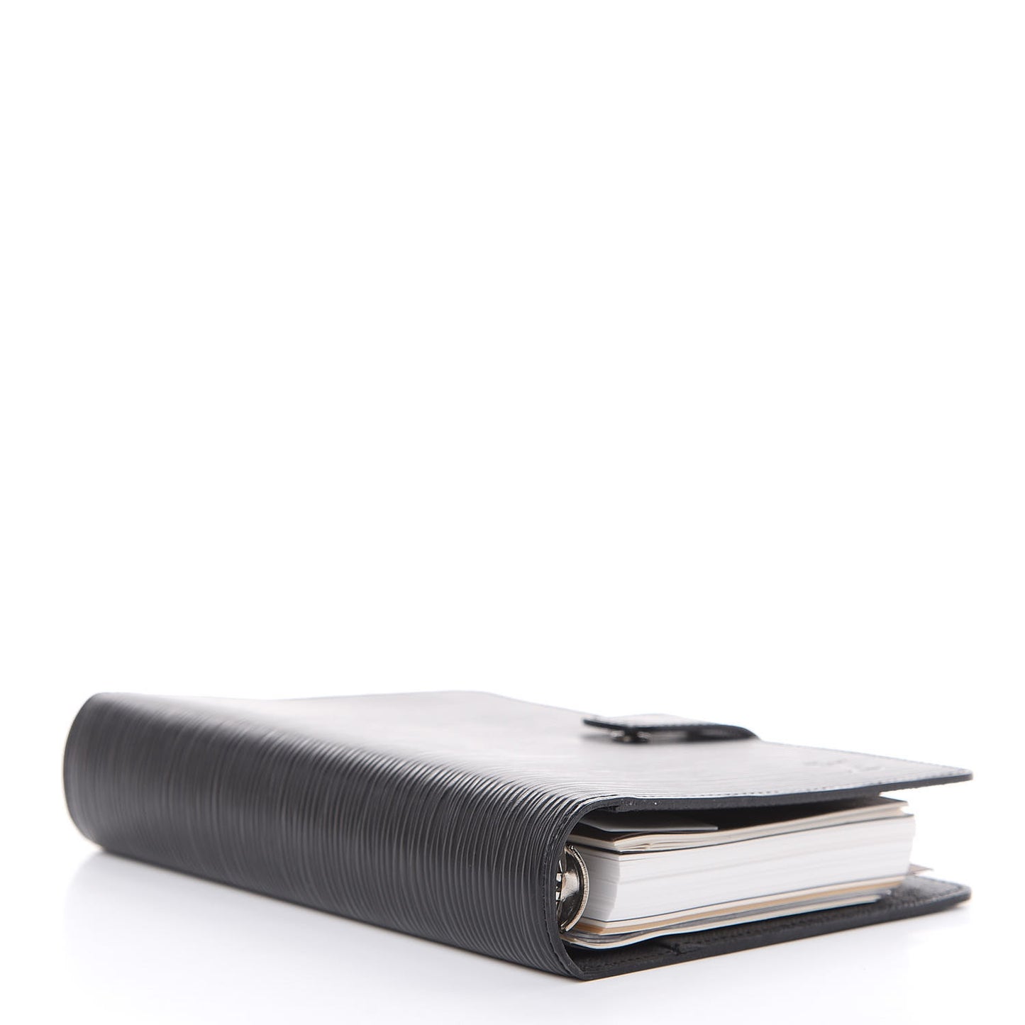 Epi Medium Ring Agenda Cover Black