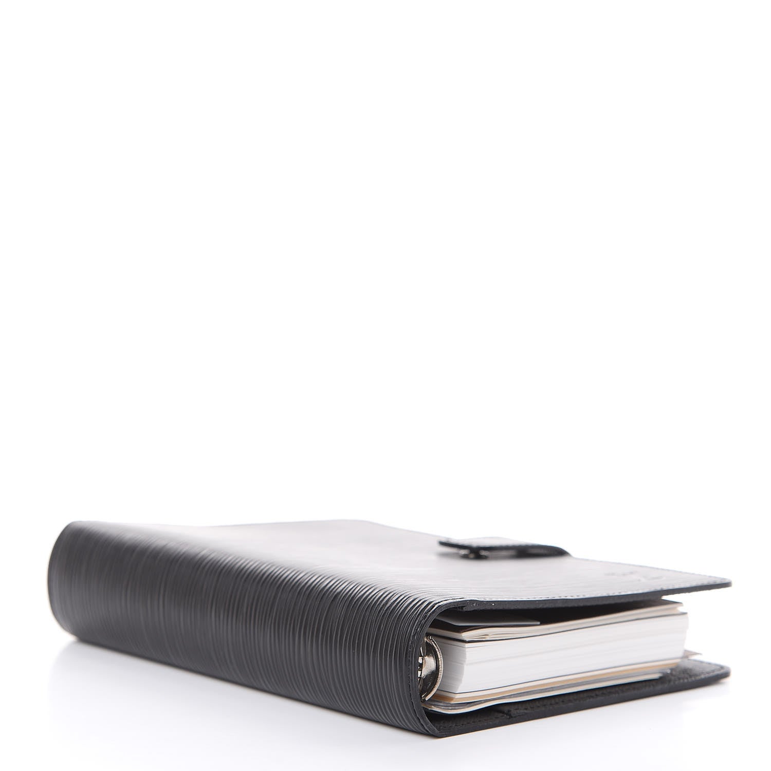Louis Vuitton Epi Medium Ring Agenda Cover Black 4 of 8