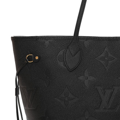 Louis Vuitton Empreinte Monogram Giant Neverfull MM Black 7 of 11