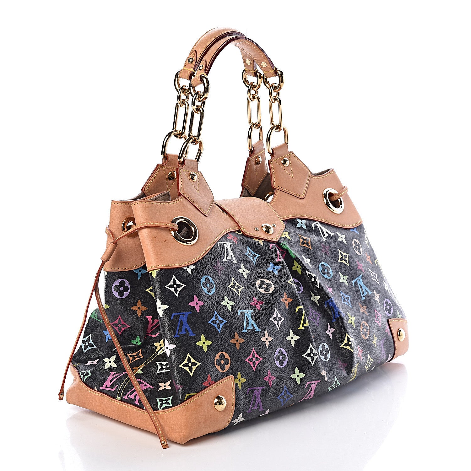 Louis Vuitton Monogram Multicolor Ursula Black 3 of 9