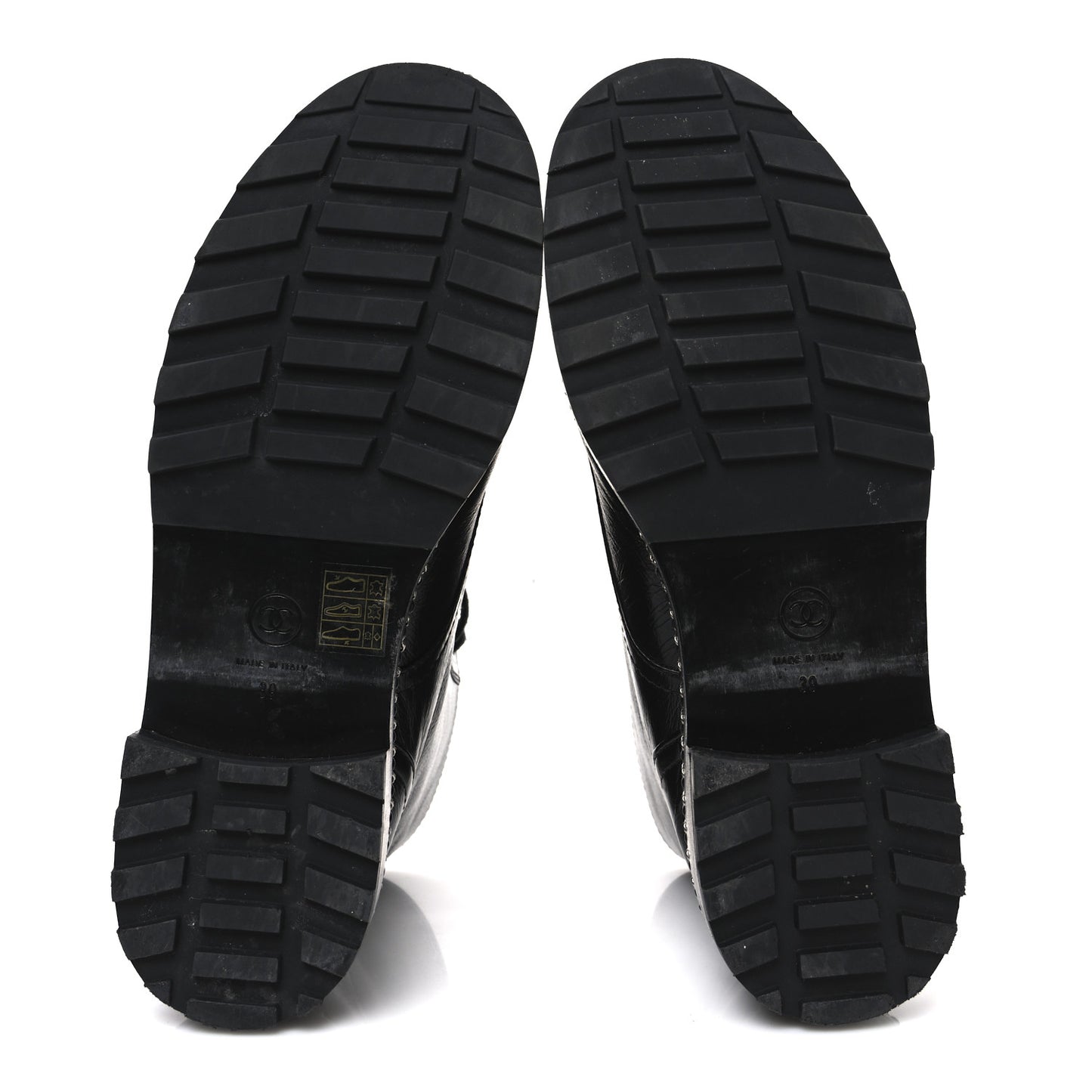 Crackled Calfskin Velvet Pearl Combat Short Boots 39 Black
