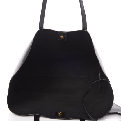 Saint Laurent Calfskin Large Shopping Tote Black 6 of 13