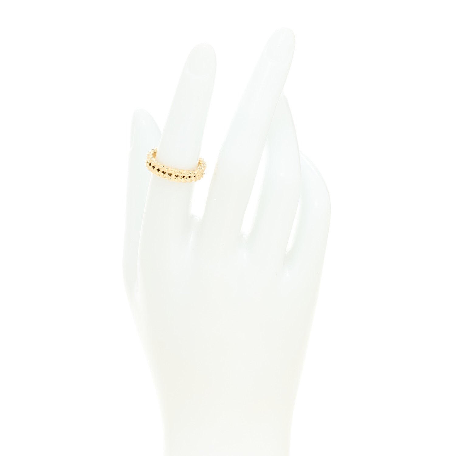 Anita Ko 18K Yellow Gold Braided Band Ring 52 6 2 of 4