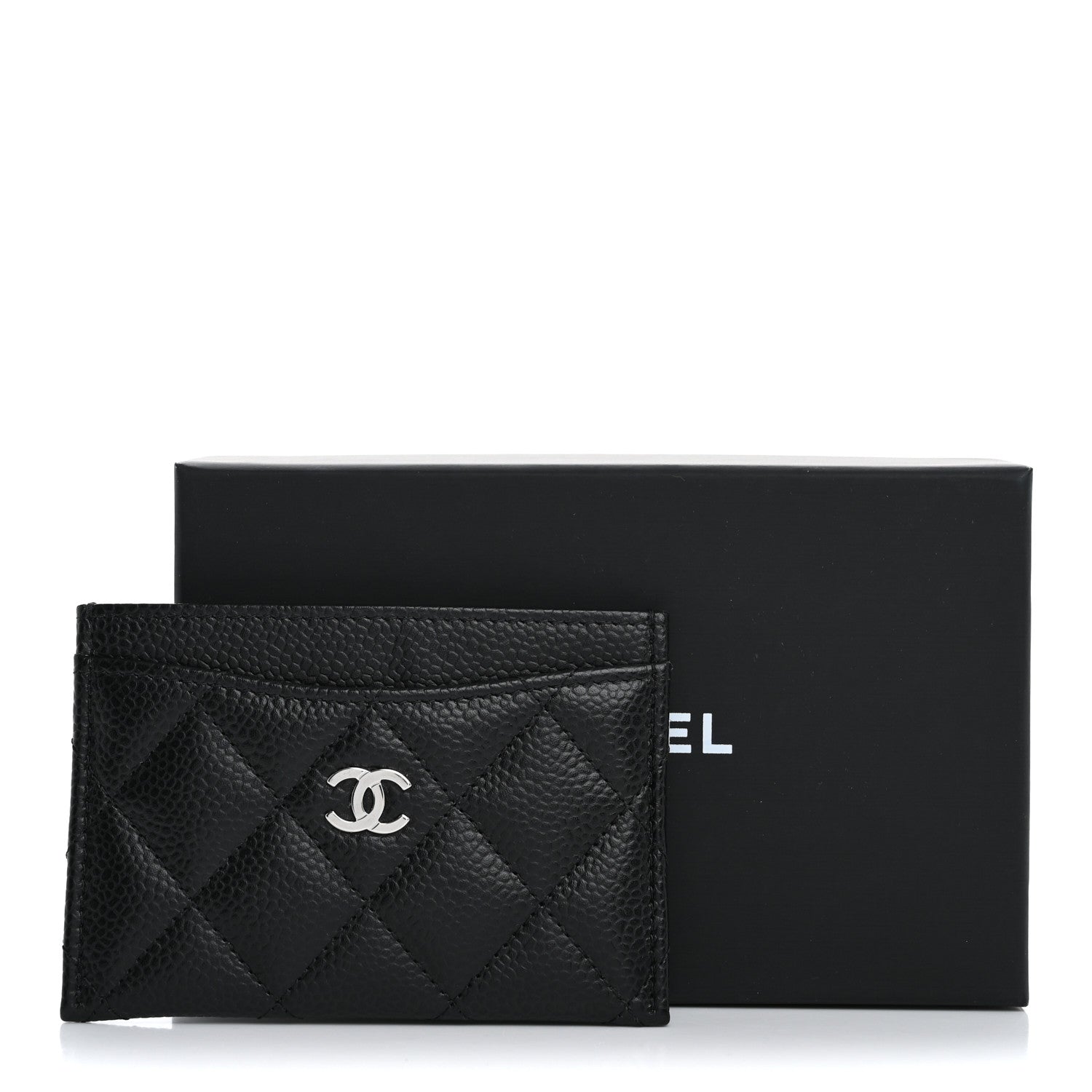 Chanel Caviar Quilted Card Holder Black 13 of 13