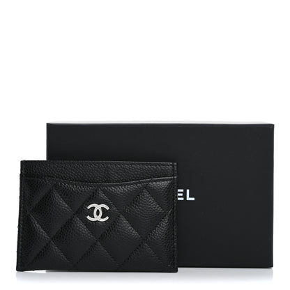Chanel Caviar Quilted Card Holder Black 13 of 13