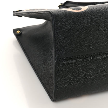 Louis Vuitton Empreinte Monogram Giant Onthego MM Black Beige 7 of 9