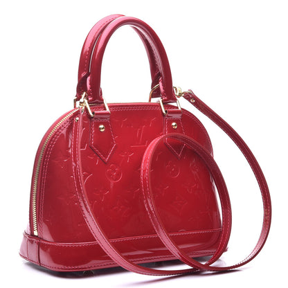 Louis Vuitton Vernis Alma BB Pomme D'Amour 4 of 9