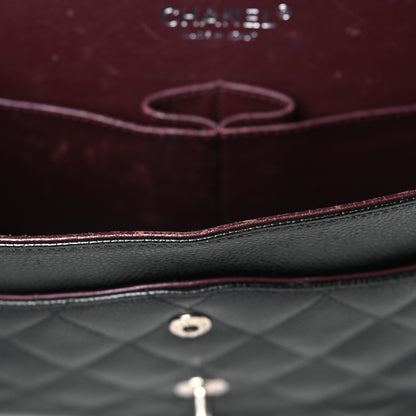 Chanel Caviar Quilted Jumbo Double Flap Black 12 of 13