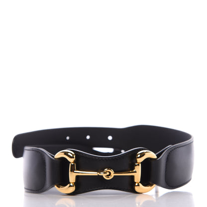 Gucci Efesto Leather Horsebit 25mm Belt 60 24 Black 2 of 7