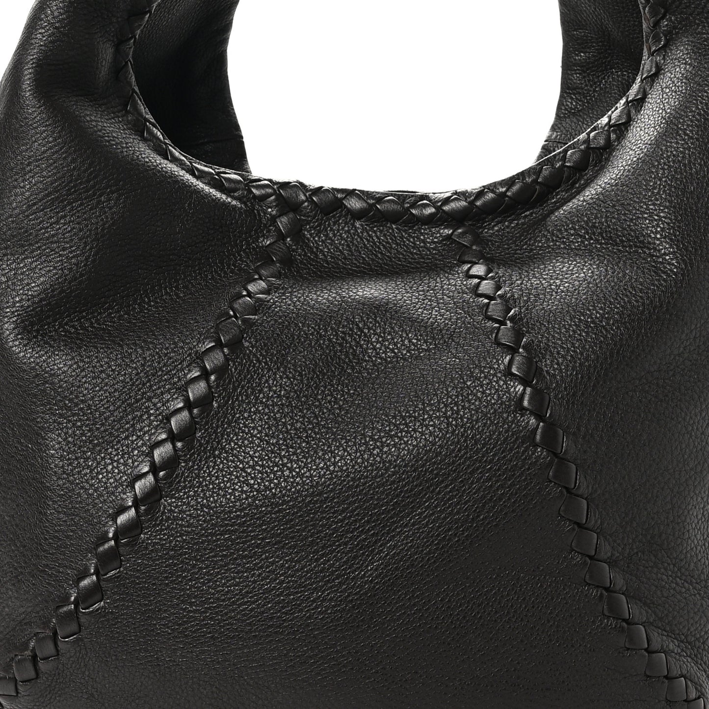Cervo Deerskin Large Hobo Ebano