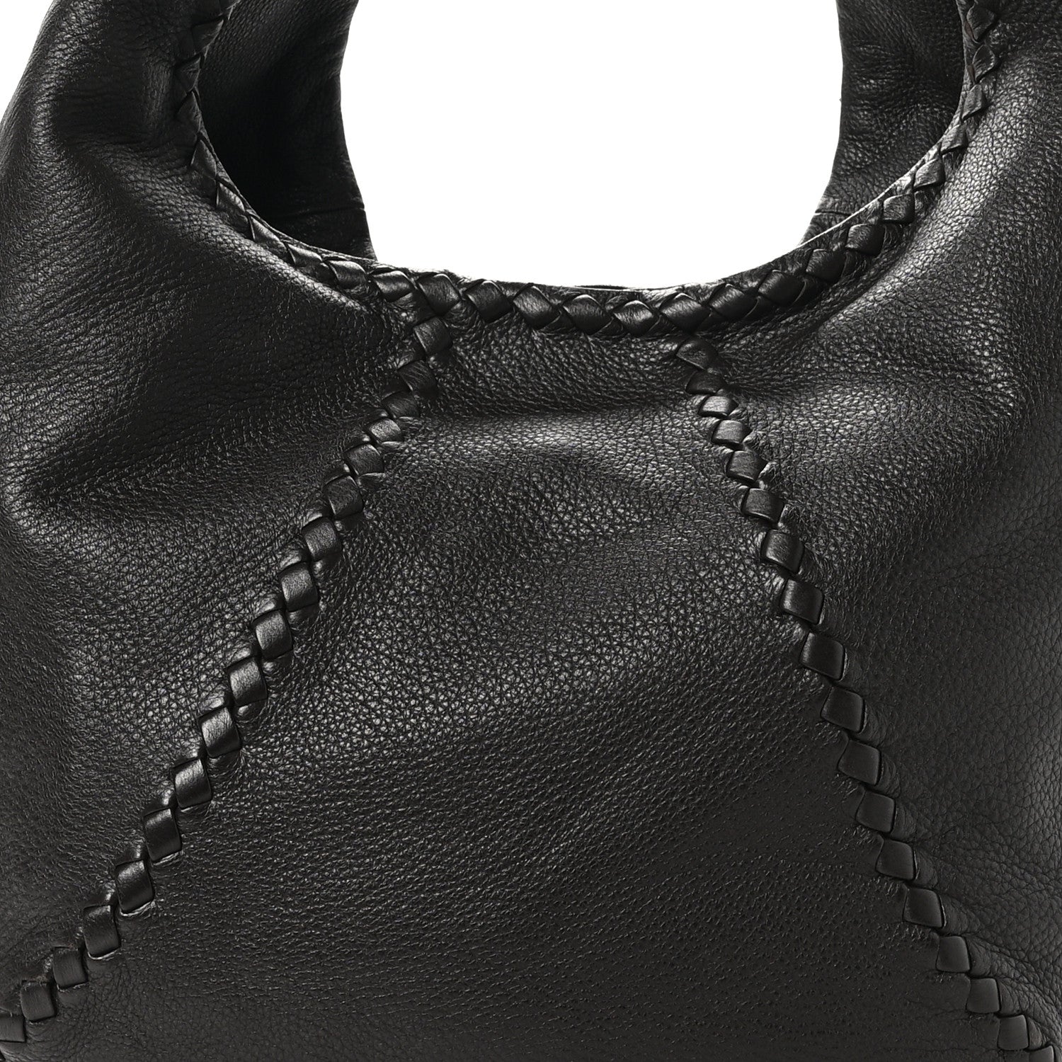 Bottega Veneta Cervo Deerskin Large Hobo Ebano 7 of 9