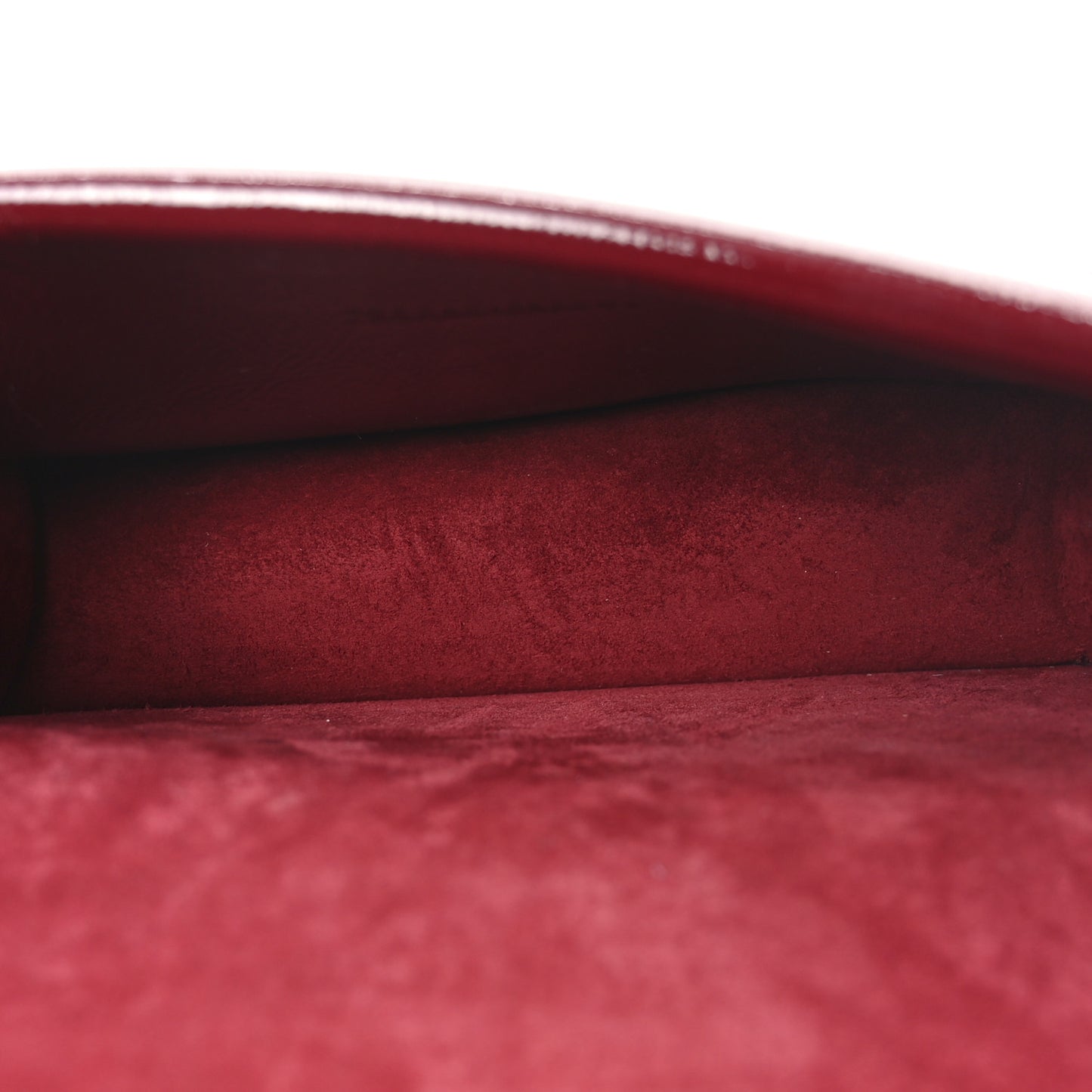 Crinkled Patent Mini Dionysus Shoulder Bag Rosso Ancora Red