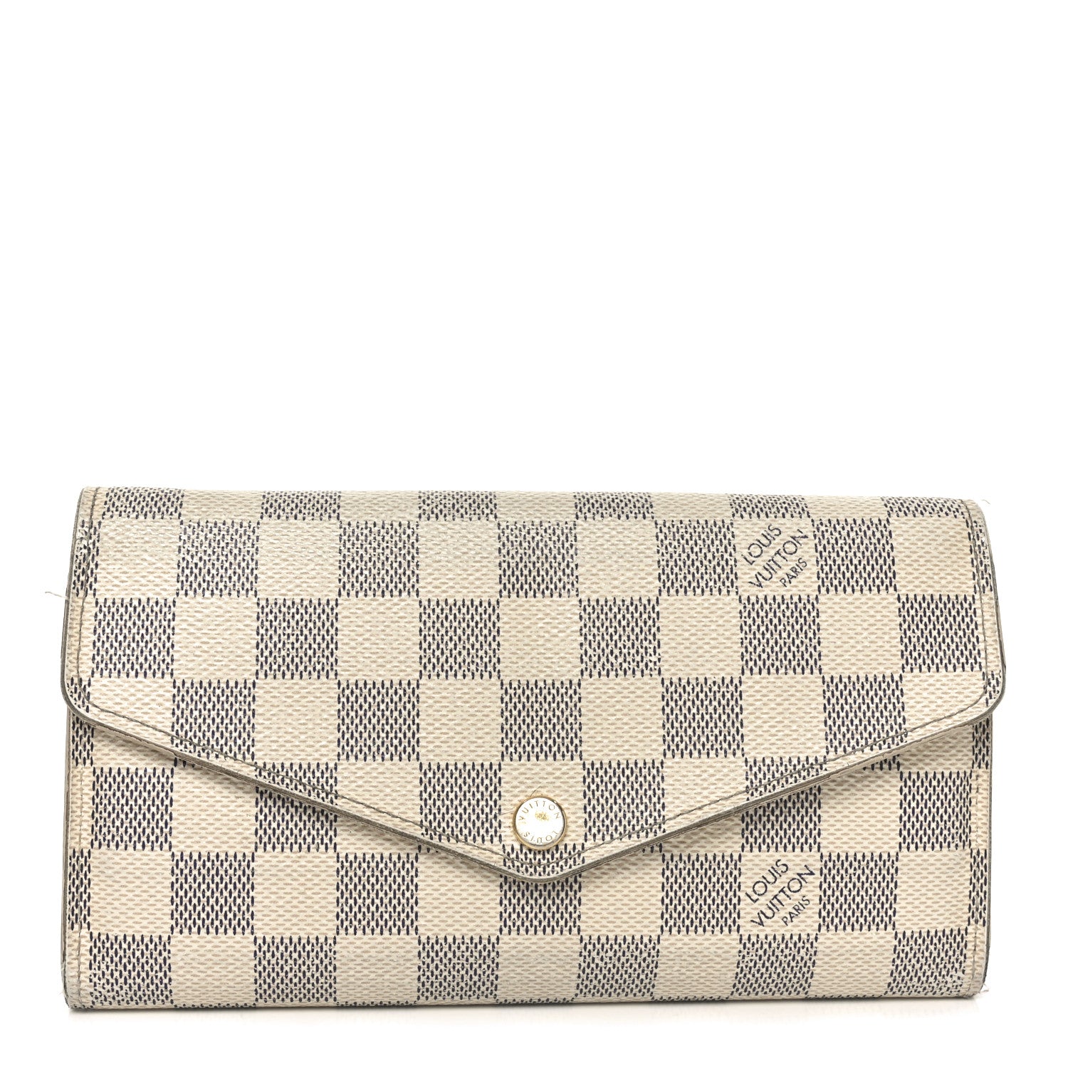 Louis Vuitton Damier Azur Sarah Wallet NM 1 of 9