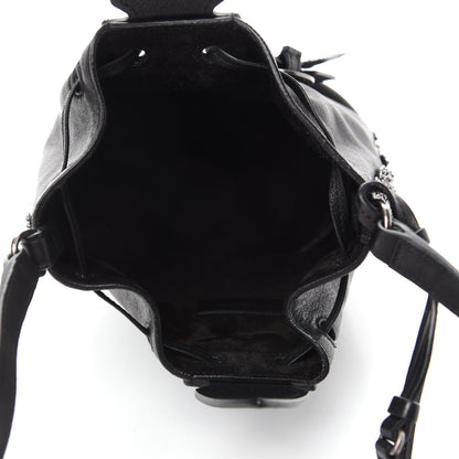 Saint Laurent Calfskin Small Anja Bucket Black 5 of 10