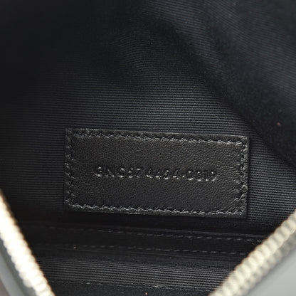 Saint Laurent Smooth Calfskin Monogram Zip Bill Pouch Black 7 of 8
