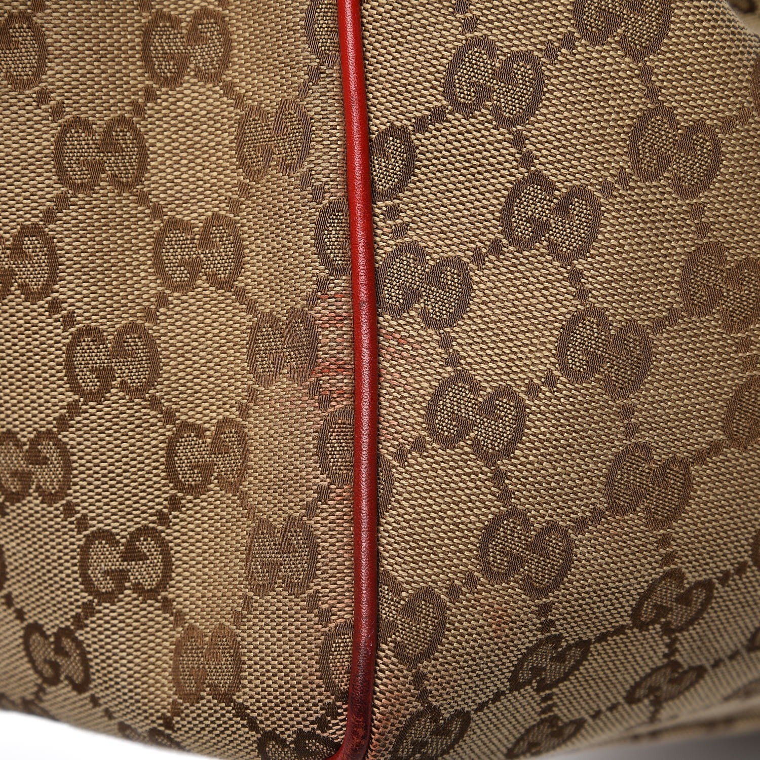 Gucci Monogram Medium Sukey Tote Red 13 of 15