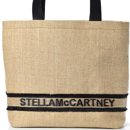 Stella McCartney Raffia Faux Leather Small Tote 9 of 11