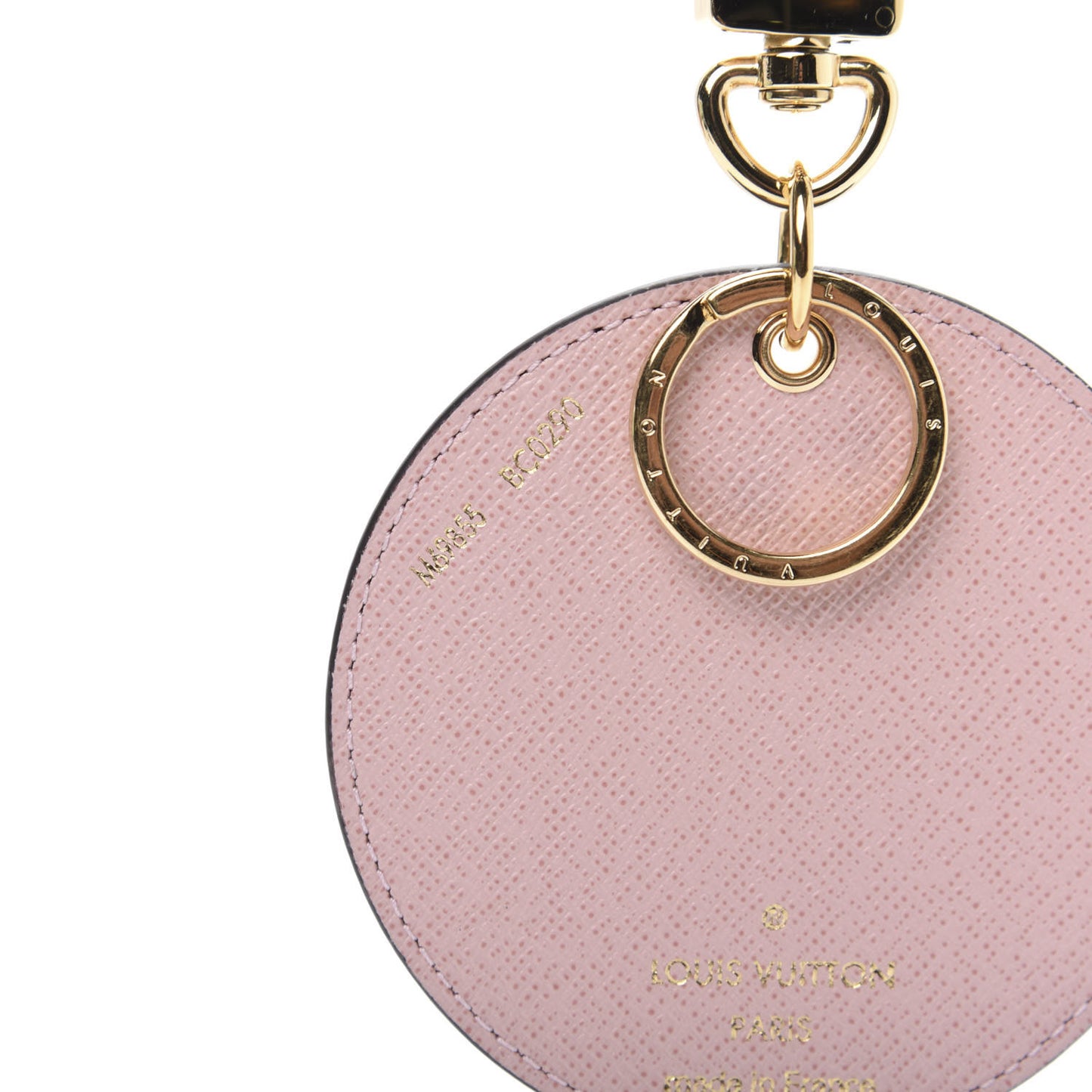 Monogram 2020 Christmas Animation Big Wheel Bag Charm Key Ring Rose Ballerine