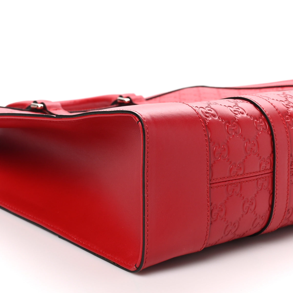 Gucci Guccissima Signature Briefcase  Red 9 of 11