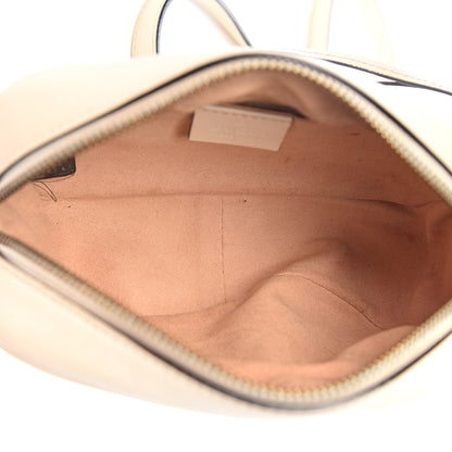 Gucci Calfskin Matelasse Mini GG Marmont Chain Shoulder Bag White 5 of 13