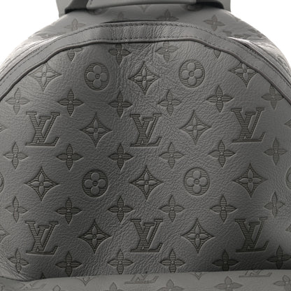Louis Vuitton Calfskin Monogram Shadow Discovery Backpack Anthracite Gray 7 of 11