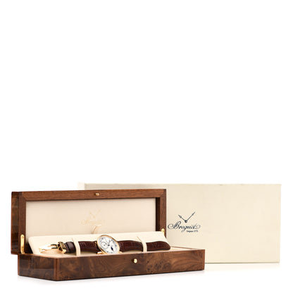 Breguet 18K Yellow Gold Alligator 39mm Classique Moonphase Automatic Watch 7137BA/11/9V6 6 of 6