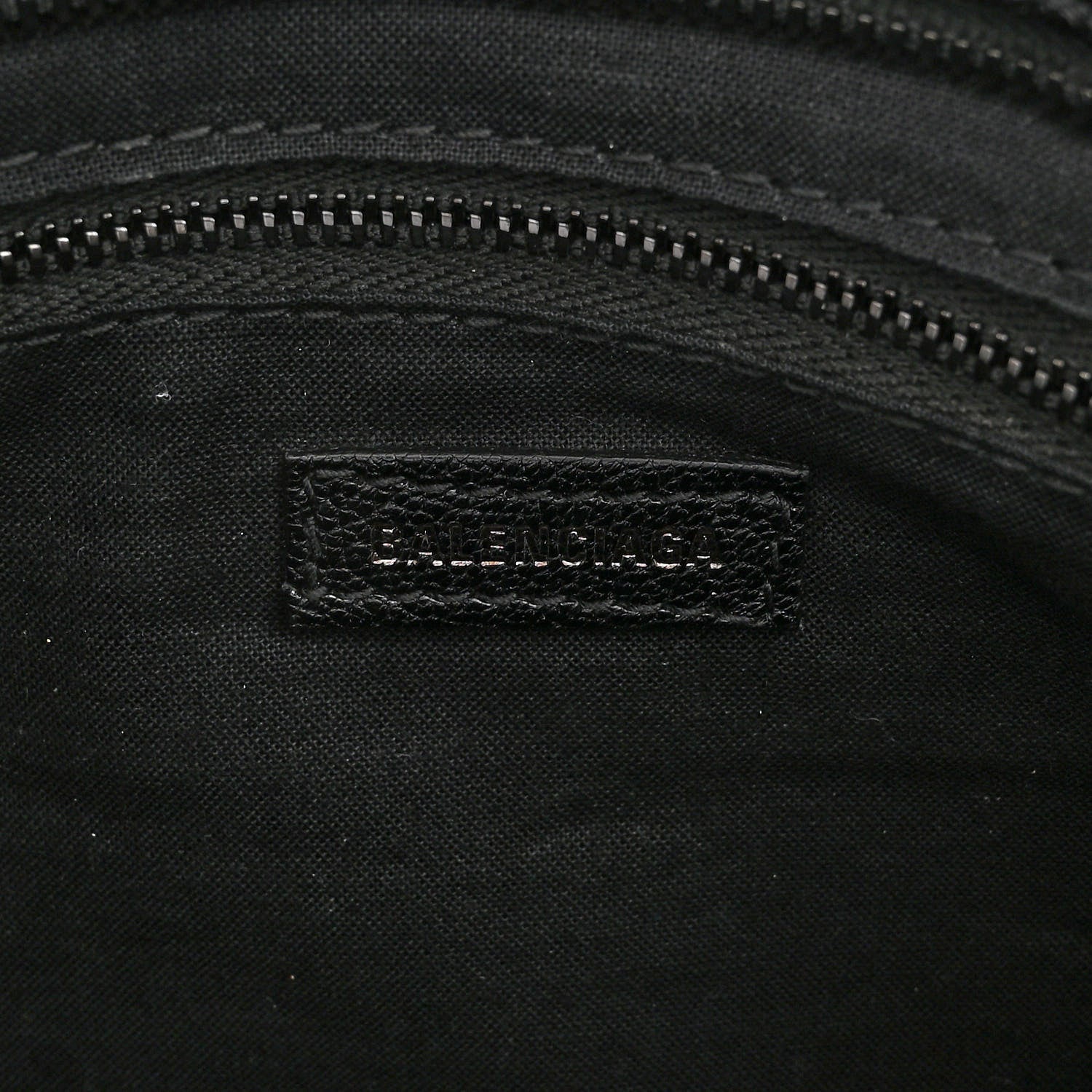Balenciaga Chevre Black Metallic Edge Hardware S City Black 6 of 9