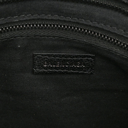Balenciaga Chevre Black Metallic Edge Hardware S City Black 6 of 9