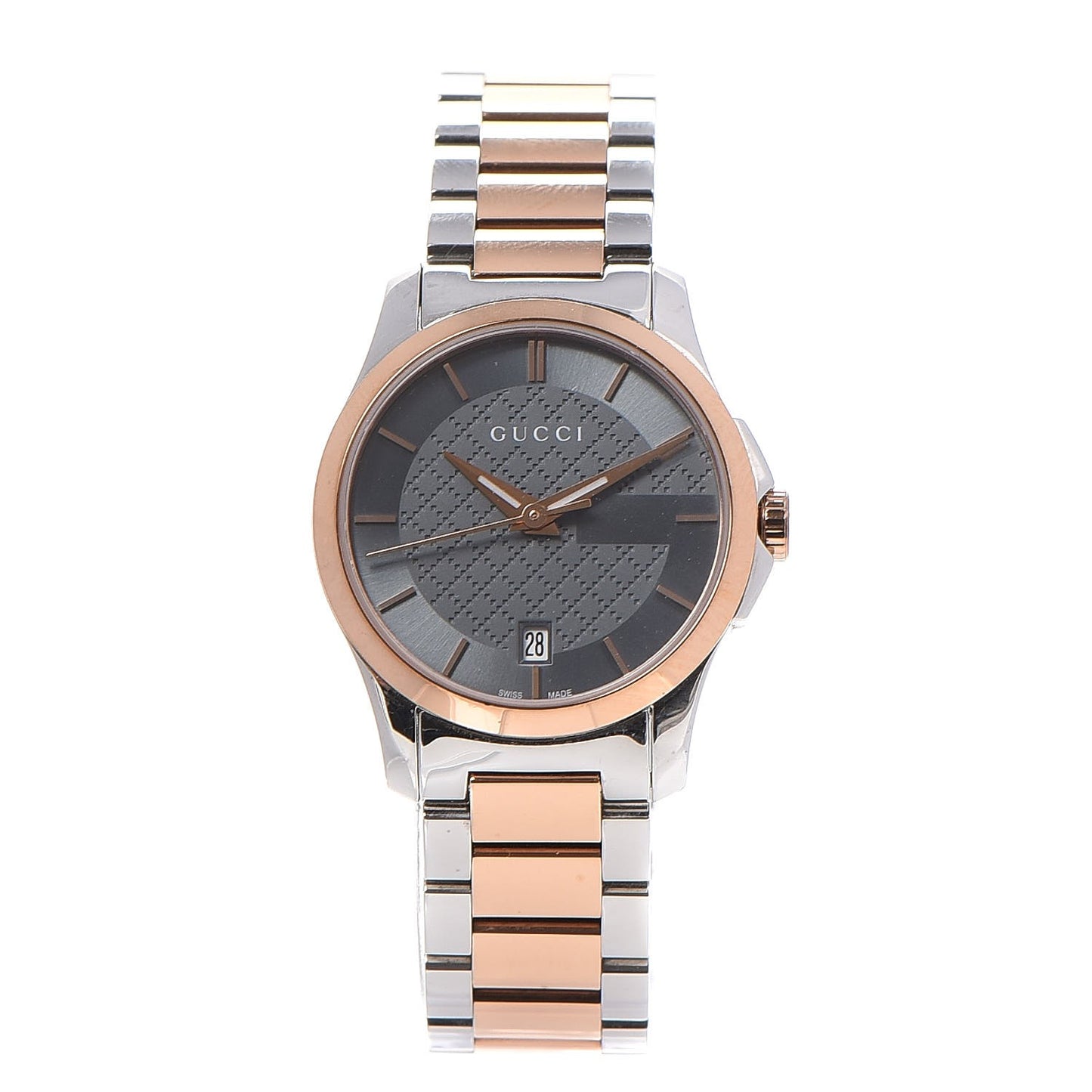 Stainless Steel 27mm 126.5 G-Timeless Quartz Watch Grey