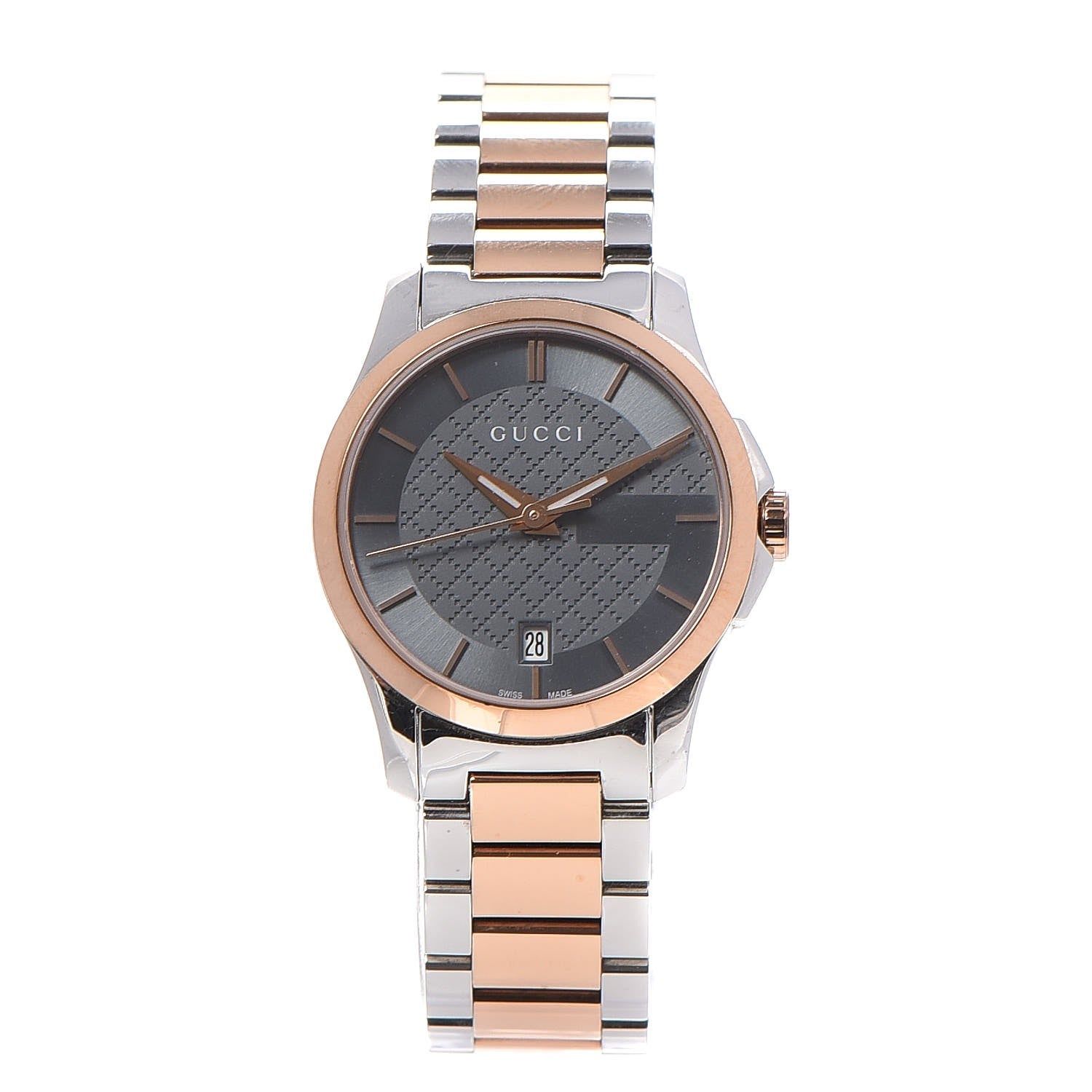 Gucci Stainless Steel 27mm 126.5 G-Timeless Quartz Watch Grey 1 of 10