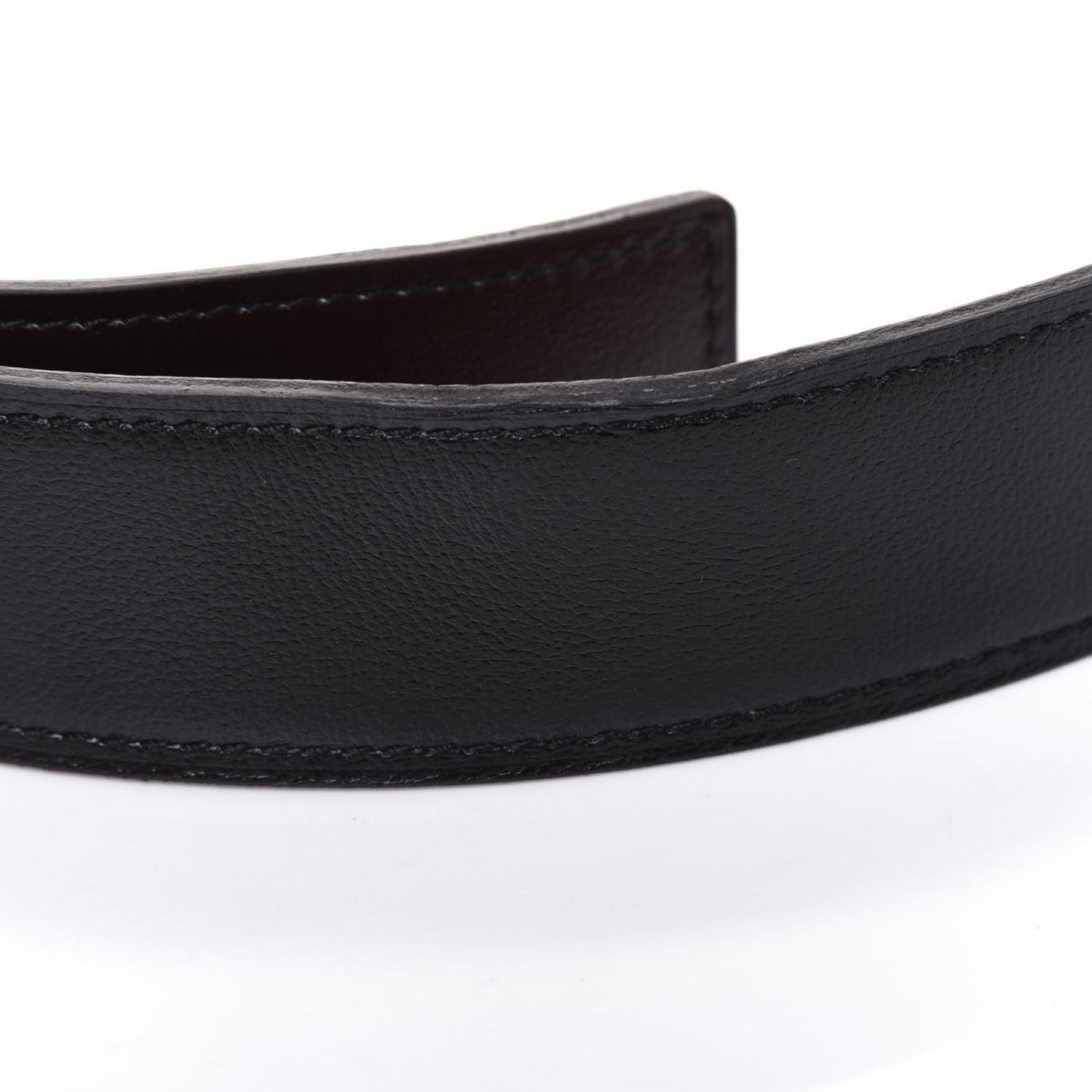 Box Togo 32mm Guilloche H Belt 90 Black Orange