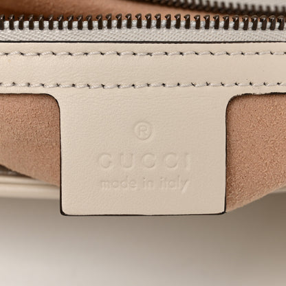 Gucci Calfskin Matelasse Small GG Marmont Shoulder Bag White 6 of 10