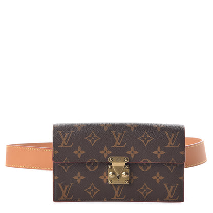 Louis Vuitton Monogram S Lock Belt Pouch MM 1 of 10