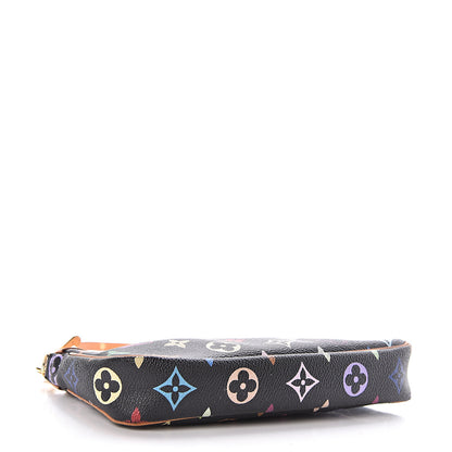 Louis Vuitton Monogram Multicolor Pochette Accessories Black 4 of 12