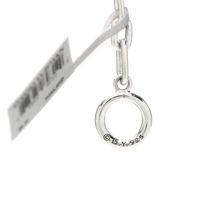 David Yurman Sterling Silver Diamond Wellesley Long Chain Link Necklace 4 of 4
