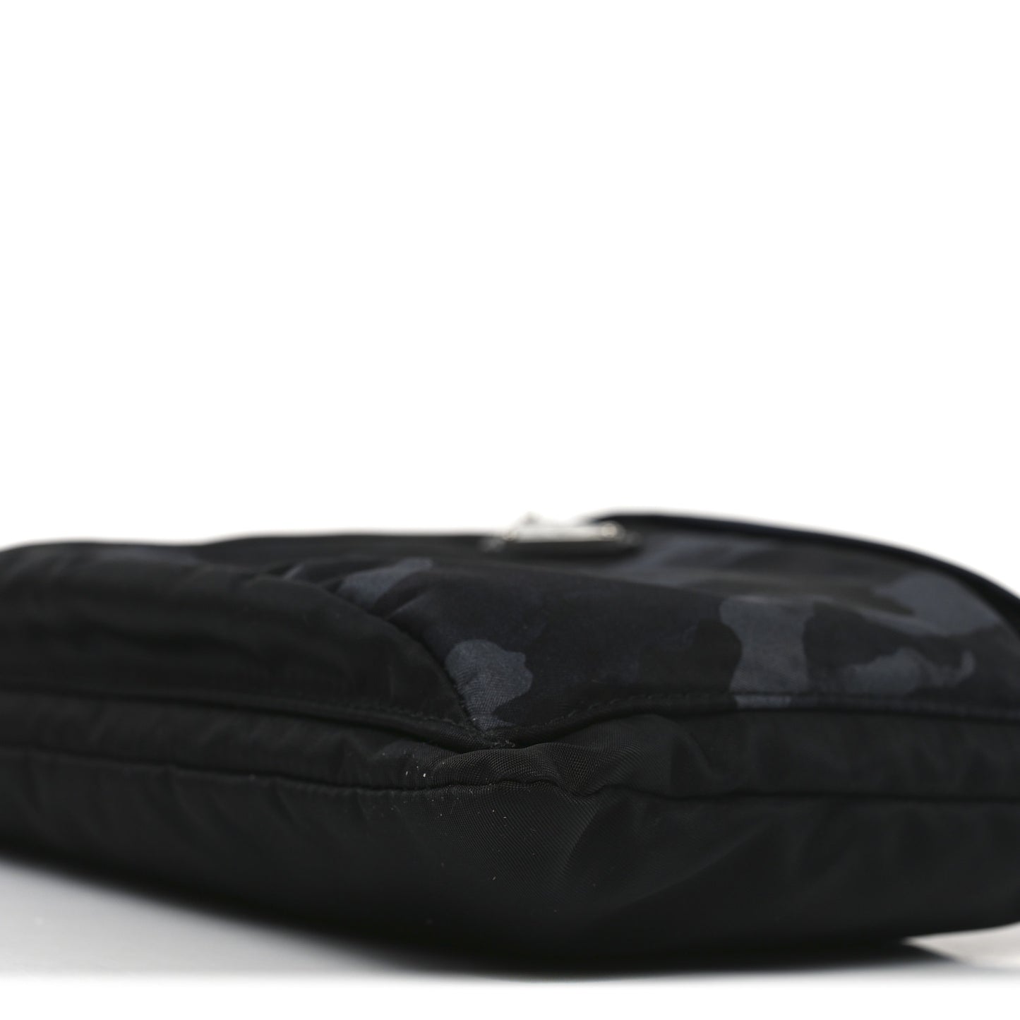 Tessuto Nylon Saffiano Patch Camouflage Pouch Blue Black