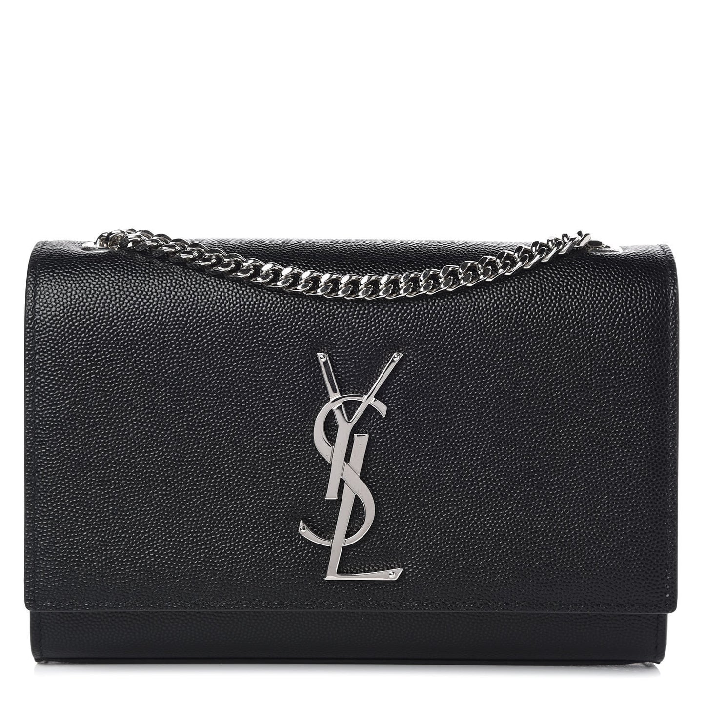 Grain De Poudre Small Monogram Kate Satchel Black
