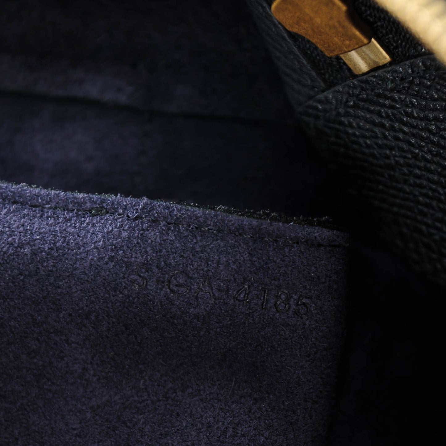 Baby Grained Calfskin Mini Belt Bag Black