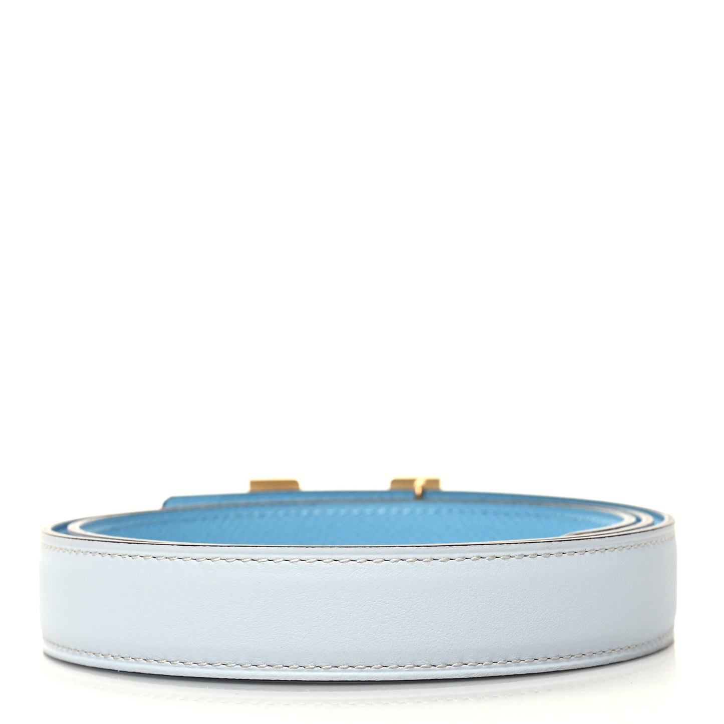 Epsom Swift 24mm Guilloche H Belt 85 34 Bleu Brume Celeste