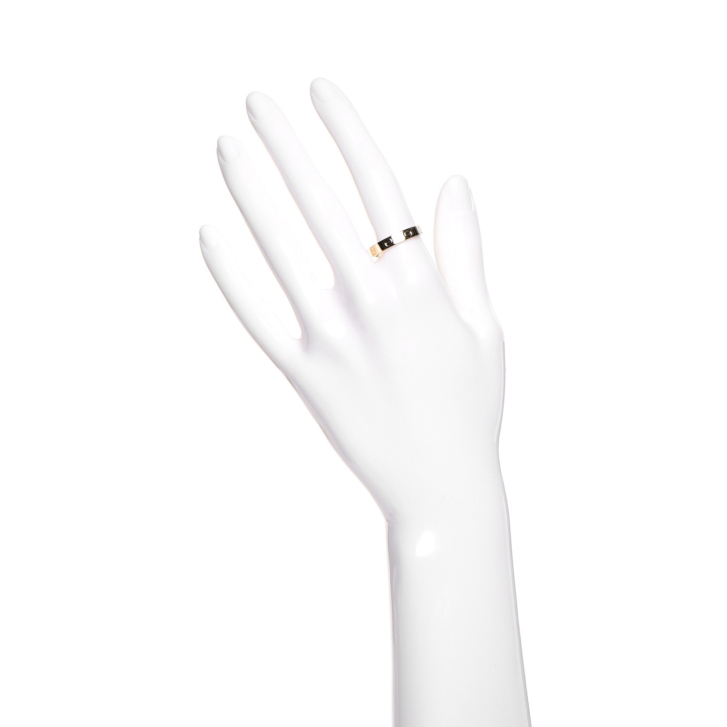 Cartier 18K Yellow Gold 3.5mm LOVE Wedding Band Ring 55 7.25 2 of 6