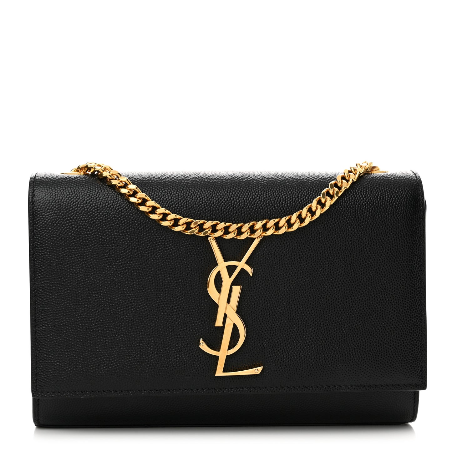 Grain De Poudre Small Monogram Kate Satchel Black