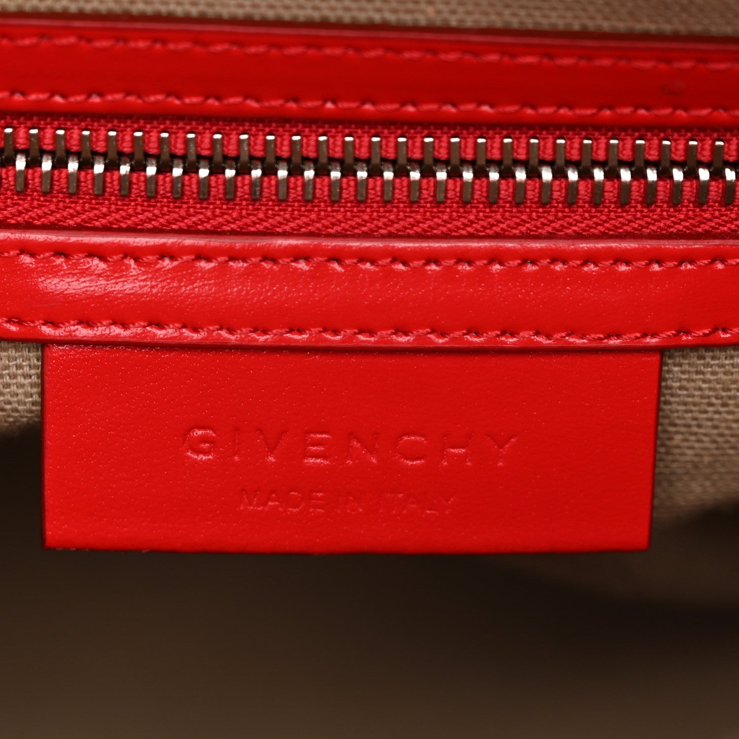 Givenchy Shiny Lord Calfskin Small Antigona Medium Red 6 of 11
