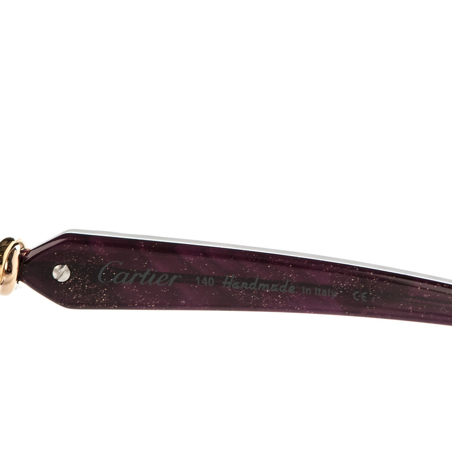 Cartier Trinity Glitter Sunglasses 140 Dark Purple 5 of 6