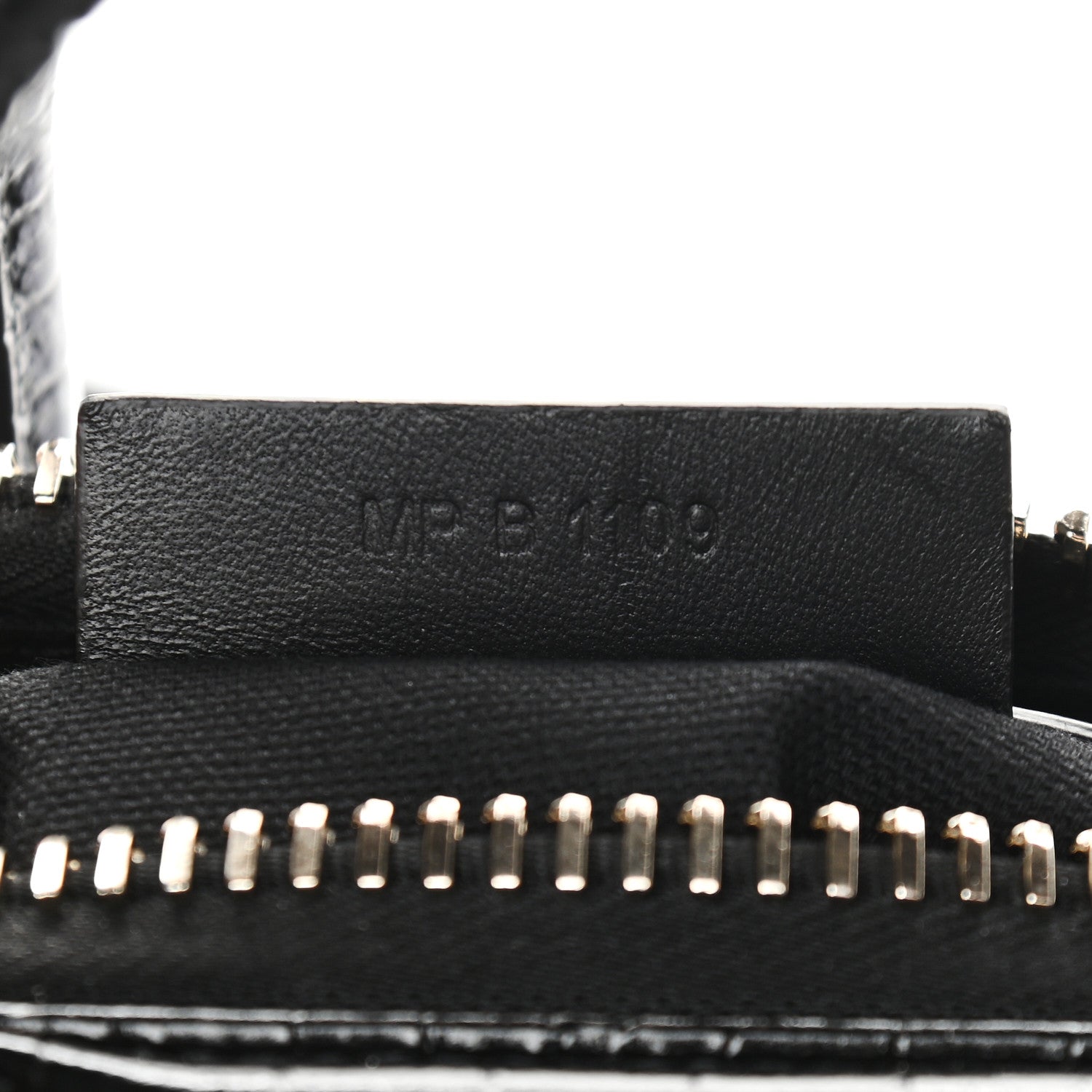 Givenchy Calfskin Crocodile Embossed Mini Antigona Black 7 of 9