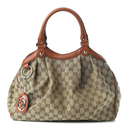 Gucci Monogram Medium Sukey Tote Orange 1 of 10