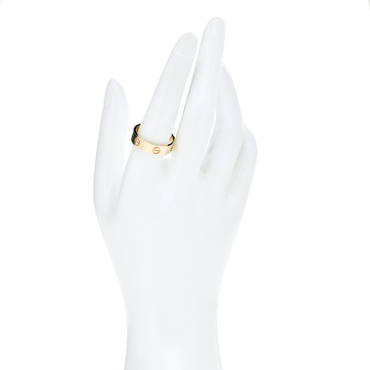 Cartier 18K Yellow Gold 5.5mm LOVE Ring 59 8.75 2 of 4