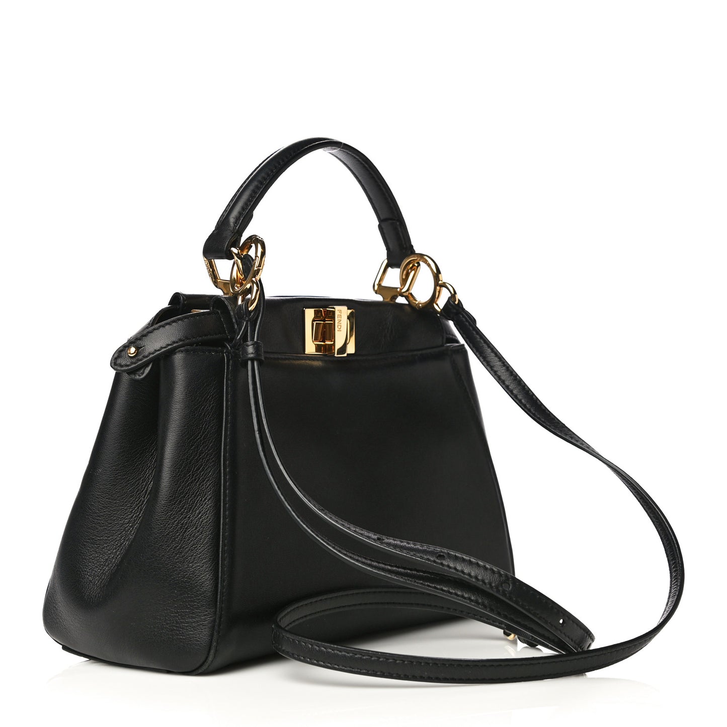 Nappa Mini Peekaboo Iconic Satchel Black