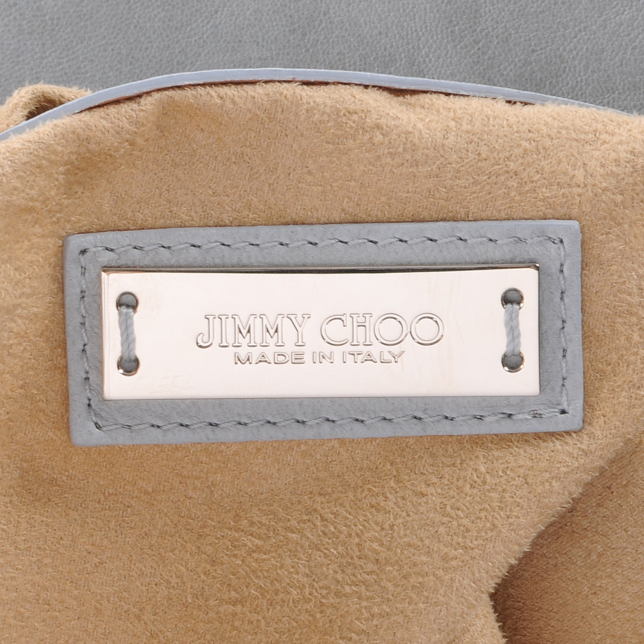 Jimmy Choo Leather L Solar Hobo Pearl Grey 8 of 9