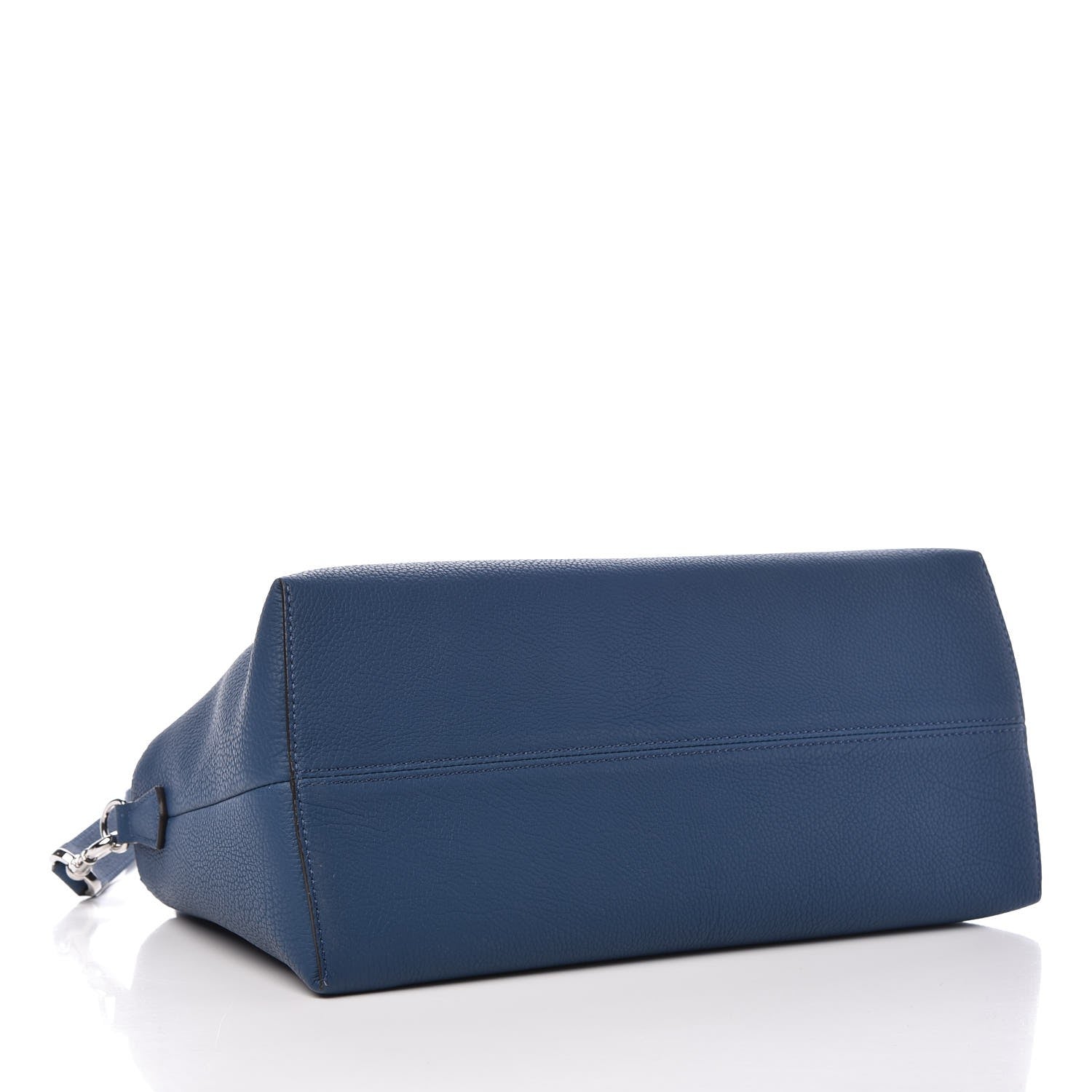 Fendi Vitello Camargue Large By The Way Boston Bag Blue 5 of 10